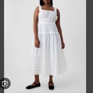 Gap X Doen Eyelet Midi Dress